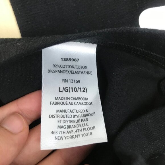 Fila Girl’s 7/8 Length Leggings  | Black Tights - Picture 12 of 12